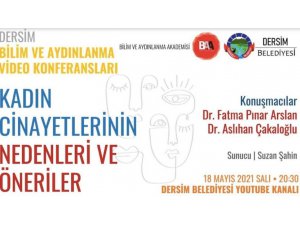 Dersim'de konferans: Kadın Cinayetleri ve Öneriler