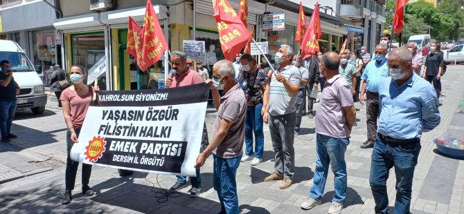 EMEP'ten İsrail protestosu