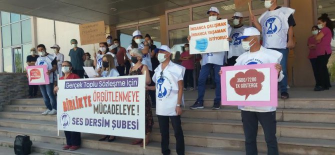 SES Dersim Şubesi: TİS taleplerimizi hep birlikte her platformda dile getirmeliyiz