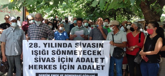 Madımak’ta katledilenler Dersim’de anıldı