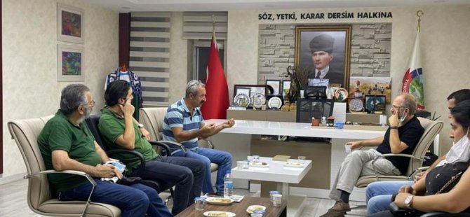 TKP Genel Sekreteri Okuyan’dan Dersim Belediyesi'ne ziyaret