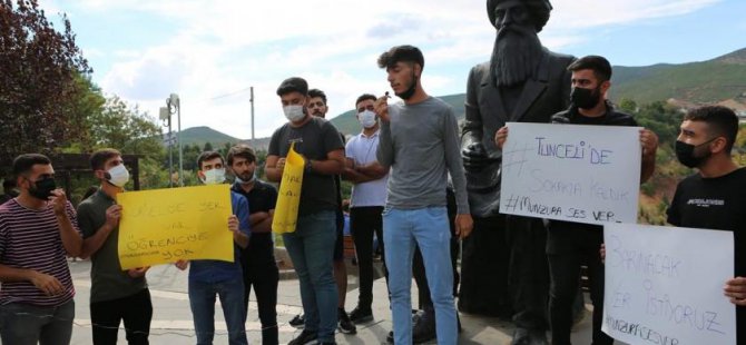 Dersim'de öğrenciler kayıt dondurup, memleketlerine dönüyorlar