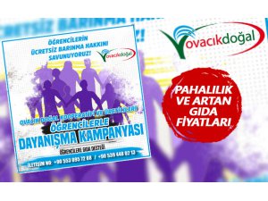 Ovacık Doğal Ürünleri Kooperatifi'nden öğrencilerle dayanışma kampanyası