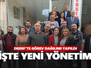 DEDEF'te görev dağılımı yapıldı