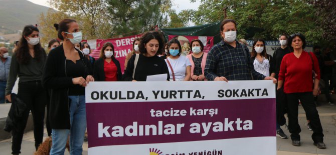 Dersim Yenigün Kadın Dayanışma Derneği: Kadınların yanında, tacizcilerin karşısındayız