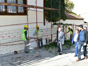 Başkan Çınar, sokak sağlıklaştırma çalışmalarını inceledi