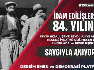 Dersim'de Seyit Rıza afişleri bilbordlardan söküldü