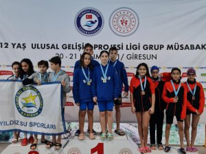 Yüzmede bronz madalyalar Erzurum’a