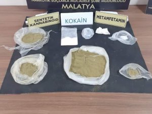 Malatya’da bir yılda 448 kilo uyuşturucu yakalandı