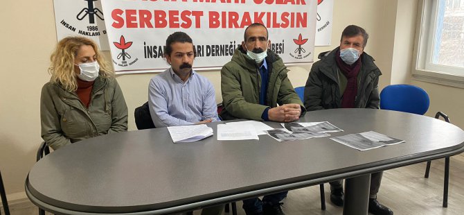 Kamer Demir, İHD'de basın açıklaması yaptı: "Baskılar devam ediyor"