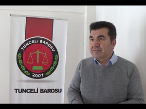 Dersim Barosu Başkanı Çetin: Kimse kendi dilini küçümsemesin