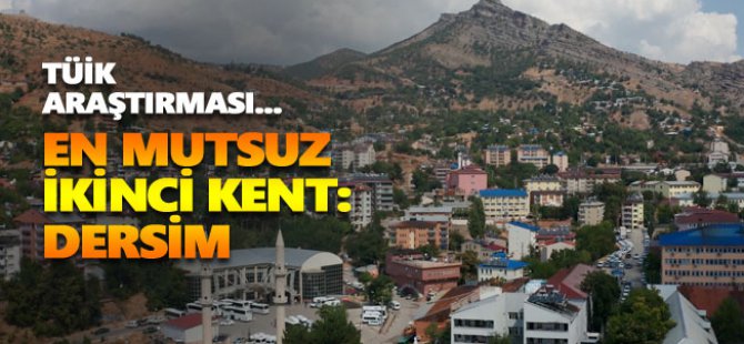 En mutsuz ikinci kent: Dersim