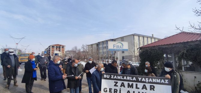 Yüksek faturalar Dersim’de protesto edildi: Zamlar derhal geri çekilmelidir