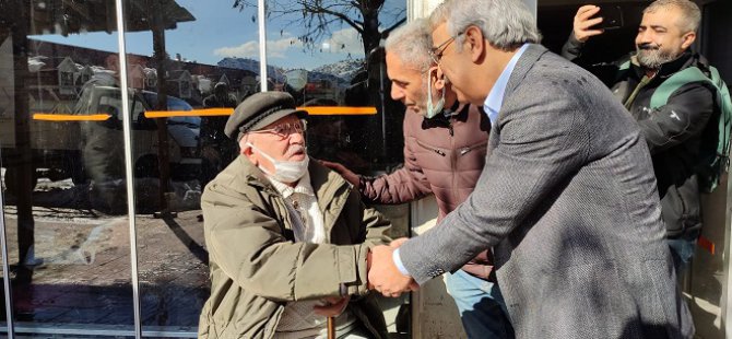 HDP Eş Genel Başkanı Mithat Sancar, Dersim’de halkla buluştu