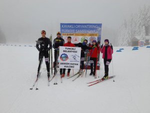 Sporcularımız Kayaklı Oryantiring Türkiye Şampiyonasında