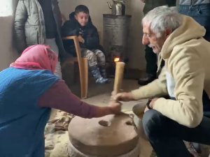 Zımek köyünde Hızır Kavut’u öğütüldü