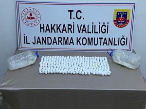 Hakkari’de 3,5 kilo eroin ele geçirildi