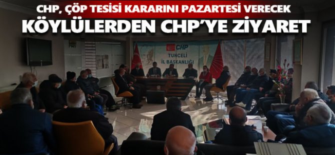 CHP, çöp tesisi kararını pazartesi verecek