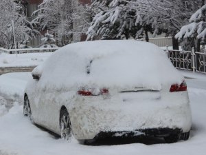 Erzurum’a kış geri geldi