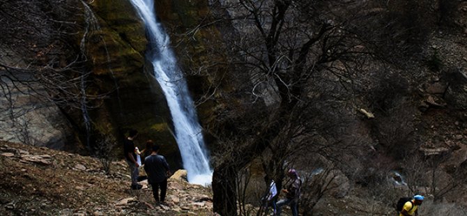 Çırtan Şelalesi gezginlerin rotası oldu