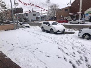 Çıldır karlı bir güne uyandı