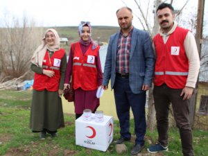 Kızılay’dan 50 aileye Ramazan yardımı