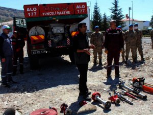 Jandarma ve güvenlik korucularına yangınla mücadele eğitimi