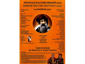 Avrupa Dersim Kültür Festivali Frankfurt’ta yapılacak