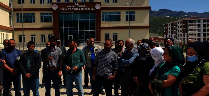 Dersim'de yaylacılar, yaylaların adil dağıtılmamasına tepki gösterdi