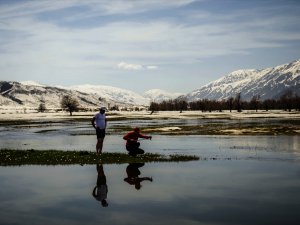 Ovacık'ta baharın tüm renk paleti tek kadrajda