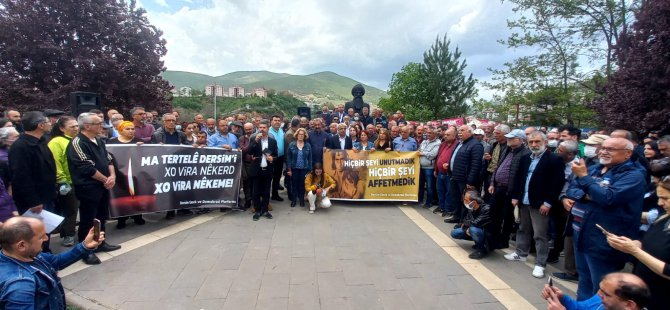 Dersim katliamın başlangıç tarihinde hayatını kaybedenler anılıyor