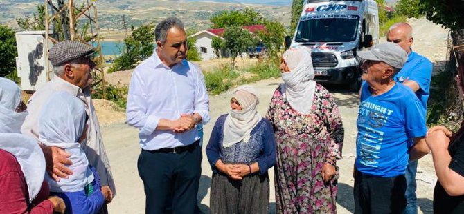 CHP İl Başkanı Çelik’in köy ziyaretleri sürüyor