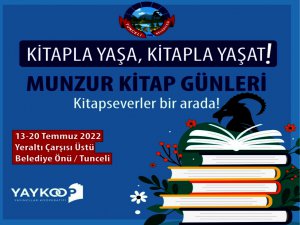 Kitabın yolculuğu Munzur'da başlıyor