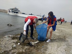 Pertek’te çevre temizliği kampanyası