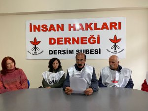 İHD Dersim Şubesinden Açıklama