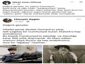 Sanatçı Mikail Aslan'dan Hüseyin Aygün'e cevap