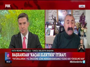 Maçoğlu’ndan “kaçak elektrik” açıklaması