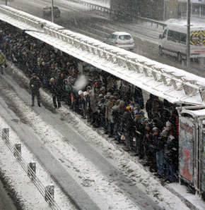 İstanbul'da kar kâbusu!