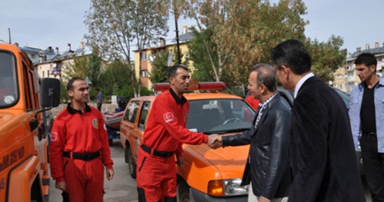 Vali Güner, İl Afeti ziyaret etti