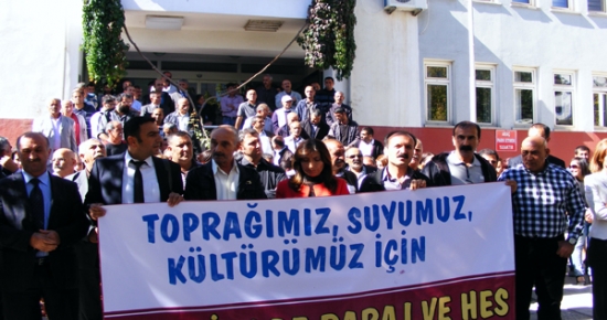 ÇED Toplantısı Tunceli'de Protesto edildi