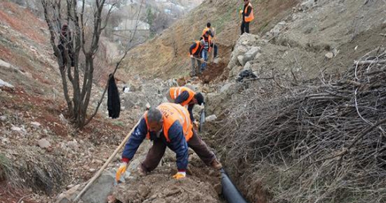 Yeni Mahallede Kanalizasyon Çalışması