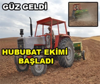 Çemişgezek’li Çiftçiler Hububat Ekimine Başladı