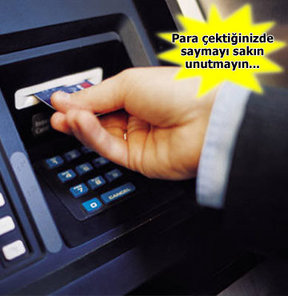 Sahtekar ATM'lere dikkat!