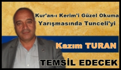 Tunceli’yi Kazım Turan Temsil Edecek