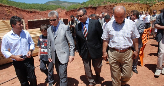 200 öğrenci kapasiteli pansiyonun temeli atıldı