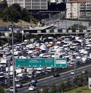 İstanbul trafiği felç! GALERİ/VİDEO