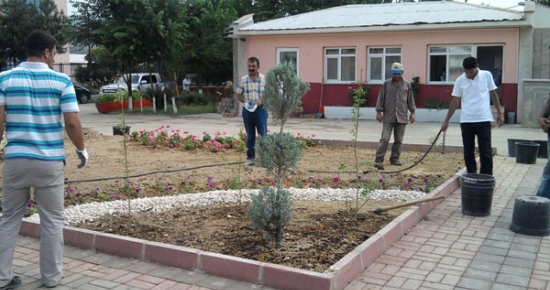 Valilik Bahçesinde Peyzaj Çalışmaları Tamamlandı