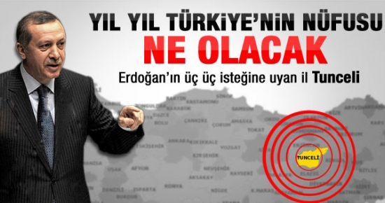 Tunceli halkı Erdoğan'ın uyarısını dikkate aldı