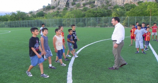 Çemişgezek’te futbol kursu açıldı