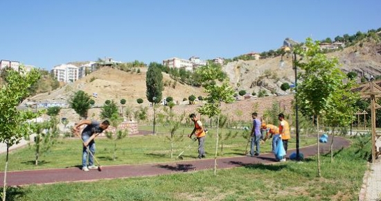 Gole Çeto Parkında Bakım ve Onarım